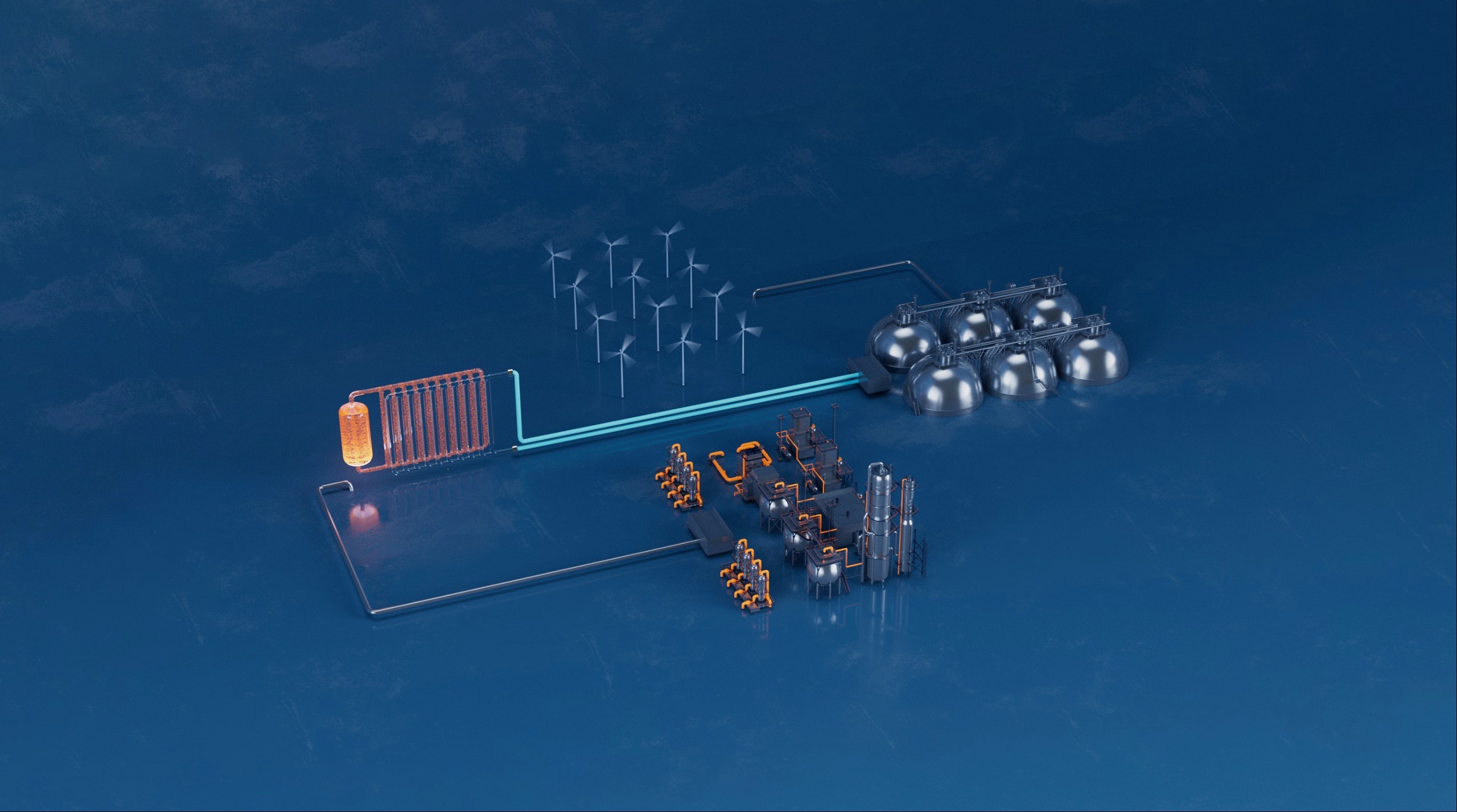 Elestor energy storage system connected to hydrogen infrastructure